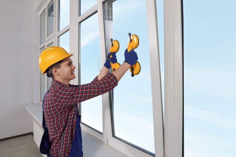 Professional Installing a Window